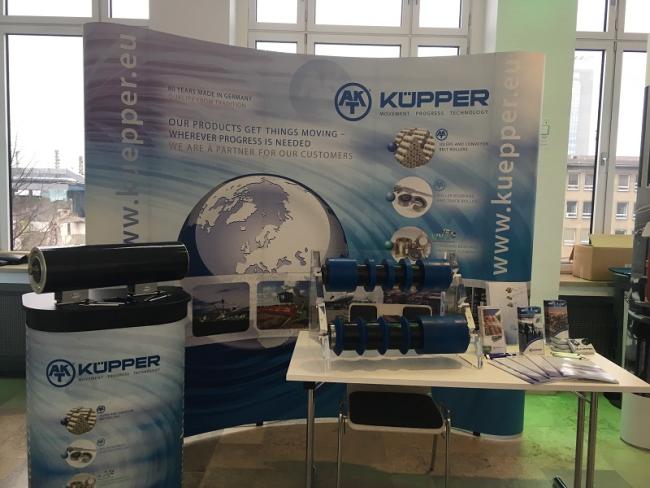 AKT Stand auf der 14. Fachtagung Gurtförderer und ihre Elemente 2018