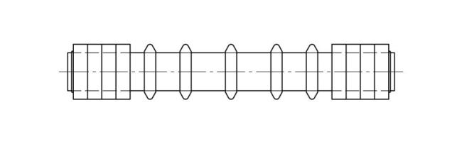 Stützringanordnung ohne Distanzhülsen Form S9