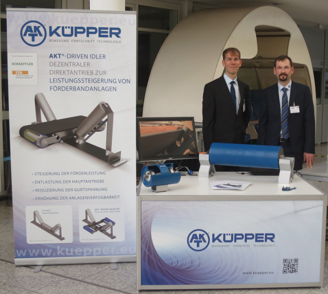 AKT Stand auf der 23. Fachtagung Schüttgutfördertechnik München