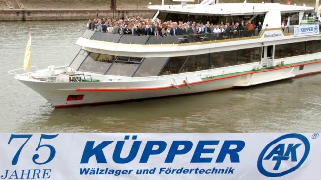 75 Jahre AKT Jubiläum auf dem Rhein