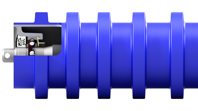 127_ Unterbandrolle Premium _PU-umgossen-STR_blau_Seite